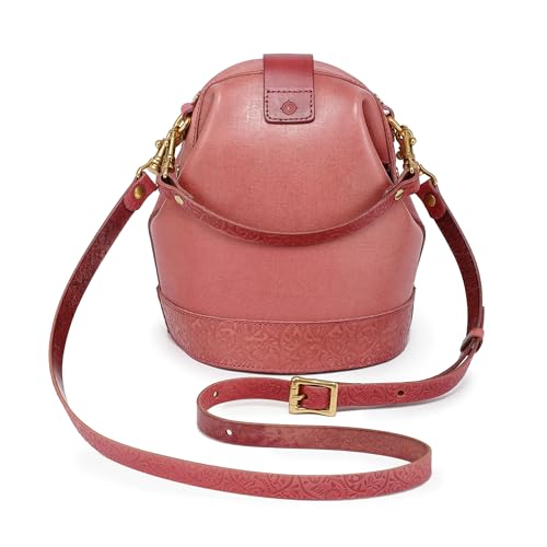 Image of OLD TREND Doctor Bucket Crossbody Handbag | Luxurious and Versatile Bag for Women | Genuine Cowhide Leather