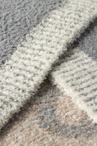 Image of Barefoot Dreams CozyChic Touchdown Stroller Blanket, Moonbeam Multi, 30 inchx40 inch