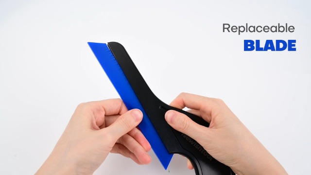 NEWISHTOOL Fenstertönungswerkzeug-Set – 3 Rakel Mit Silikonklingen, Langer Griff, Für Autofolie, PPF & Reinigung