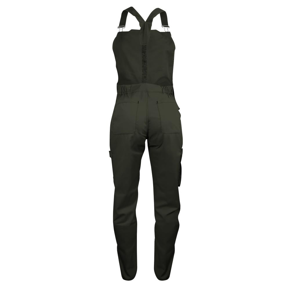 Salopette de Travail Femme Kaki - Fashion Sécurité Salopette Mixte (lot de 1)
