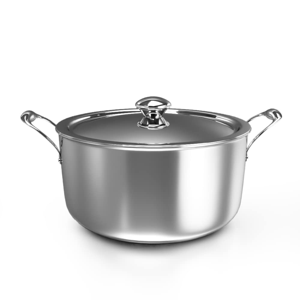 DELICI DTSP 32 Tri-Ply Stainless Steel Saucepan with Premium SS Handle