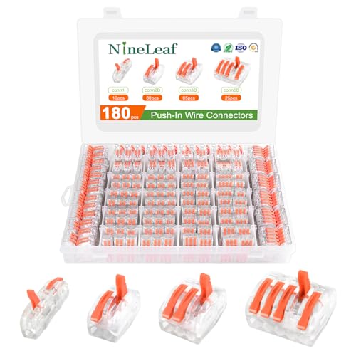Bornes de connexion de fils à levier Nineleaf pour réparer vos faux contacts
