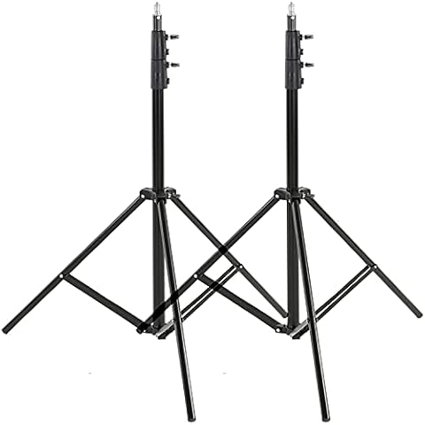 7 Foot Tripod Aluminum Compact Photography Light Stand with 1/4" Thread Used with Reflectors, Soft Boxes, Lights, Umbrellas, Backgrounds (7Feet - 2Packs) Cover
