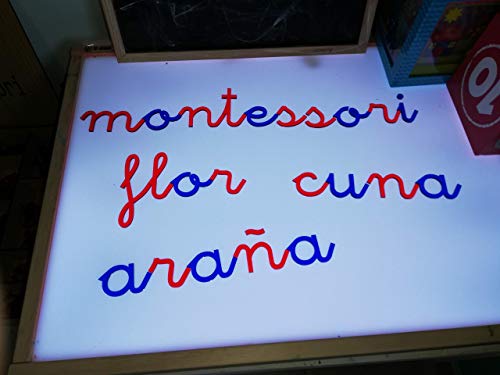R-Crea - Abecedario Montessori Transparente para mesa de luz