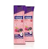 Lot de 2 Gel Douche Exfoliant Venus Plaisir Fruité – Produit Algérien – Éclats d’Argan & Pépins de Raisin