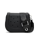 Crocs, Women's, Matte Polyester Crossbody Bag with Eva Front, Black, One Size
