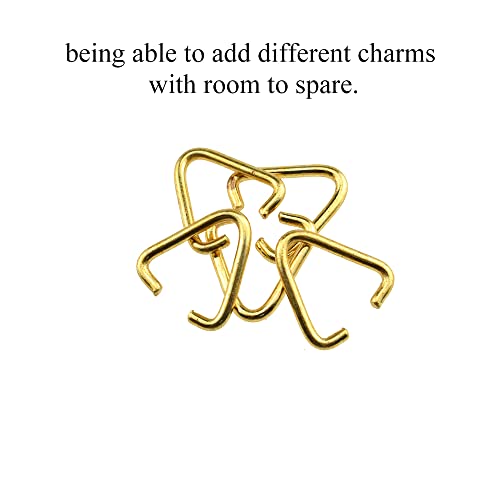 Yadaland 7Mm Diameter Triangle Open Jump Ring Coordinating Shape Extra Thin Hold Sturdy Attach Easily Lightweight Copper Gold 20 Pcs For Keychains Resin Jewelry Bracelets Earrings #TOP4