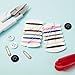 Tatuo Travel Sewing Kits Thread Repair Kit with Needles, Threads, Button, Pin for Hotel Amenities Necessities, 6 Colors (100 Sets)