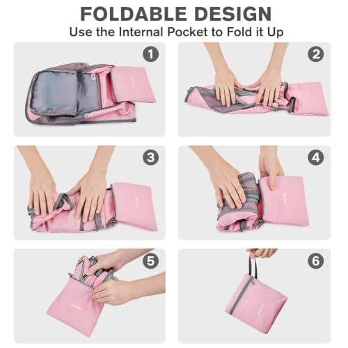 Image of G4Free 10L /15L Hiking Backpack Lightweight Packable Hiking Daypack Small Travel Outdoor Foldable Shoulder Bag