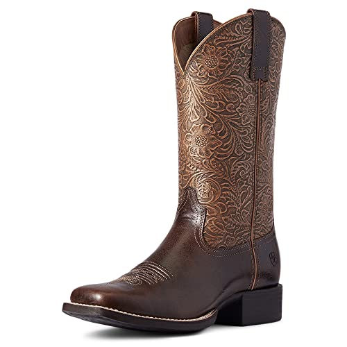 Image of Ariat Women's Round Up Wide Square Toe Western Boot