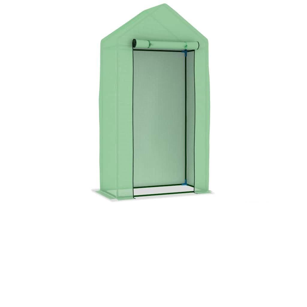 Szklarnia ze stalową ramą 0,5 m² 1 x 0,5 x 1,9 m