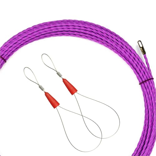 Image of 15M Professional Wire Puller for Electrician, Flexible Wire Lead Threading Device Tool, Electrical Cable Puller Kit with Fish Tape for Conduit Installation (15m)