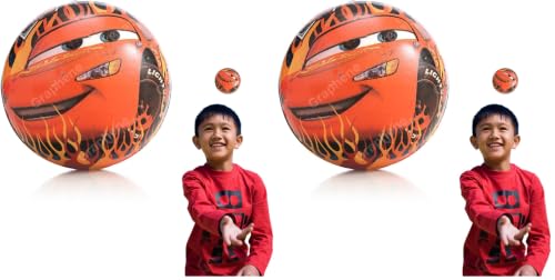 Image of GRAPHENE Soft Squeeze Squishy Smiley Foam Sponge Cartoon Balls Light Weight Non Toxic Hand Exercise Ball Stress Relief Cartoon Printed for Kids Adults Pets Multicolor (Pack of 2)