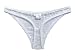 Haian PVC G-String Lace Panties Ladies Briefs (X-Large, Glass Clear)