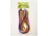 mit tollen Farben Scoubidou Öko-Scoubi 100cm Bänder Glitter mit Perlen
