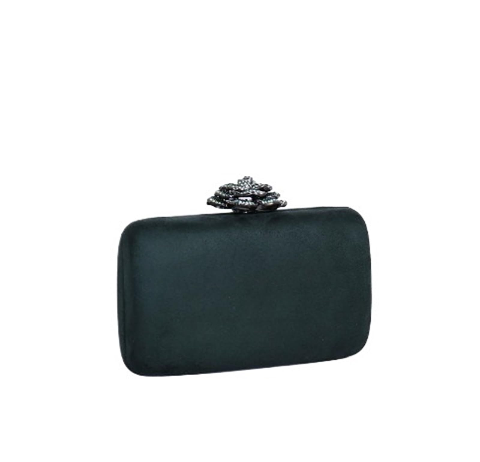 Pochette di Perle per le Donne Pochette invernale in velluto con chiusura a fiore diamanti Borsa da sera elegante catena sposa