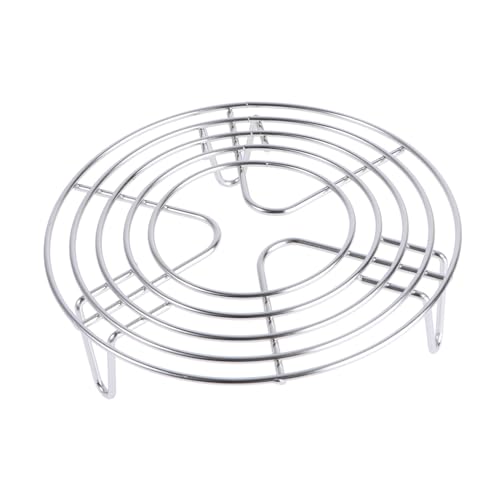 FELTECHELECTR Soporte para Cocinar al Vapor de Acero Inoxidable Multifunción Resistente y Compacto para Cocinar Verduras Bollos y Dumplings Modelo