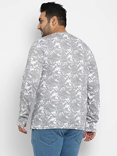 Image of Urbano Plus Men's Printed Full Sleeve Regular Fit Cotton T-Shirt