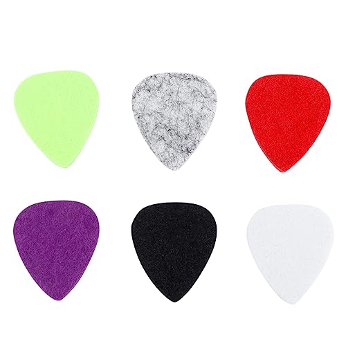 NULYLU 6個入り 羊毛フェルト 専用尤克里里用?片 ギターアクセサリー エ