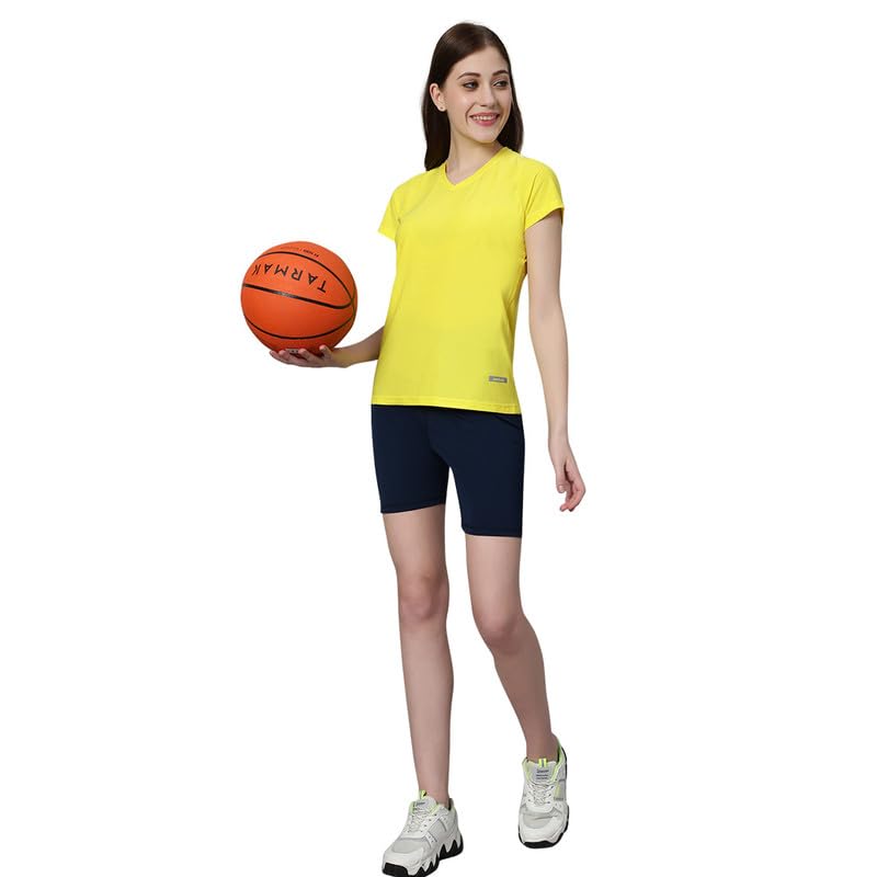 Image of omtex Aura Shorts for Women High Waisted Athletic Long Running Short|Casual Shorts| Sports Shorts |Super Breathable
