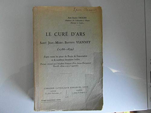  Le curé d\'Ars
