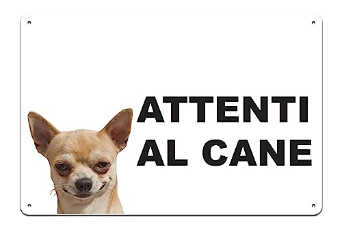 Chihuahua a pelo corto - cartello LOVE in legno, decorazione