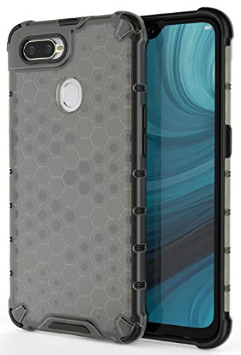 Image of Glasgow Back Case Cover for Oppo A5s Shockproof Military Grade Back Cover - Black