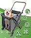 Faltbarer Haustier-Kinderwagen für kleine/mittelgroße oder Katzen