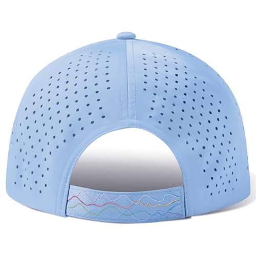 Image of UPF 50+ Performance Water Resistant Baseball Cap Lightweight Breathable Hat Golf Running Boat Hiking for Men Women