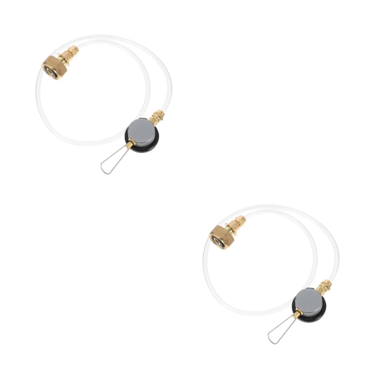 BESPORTBLE 2pcs Camping Utensil Set Valve Caps Camping Gas Refill Adapter Gas Tank Adapter for Camp