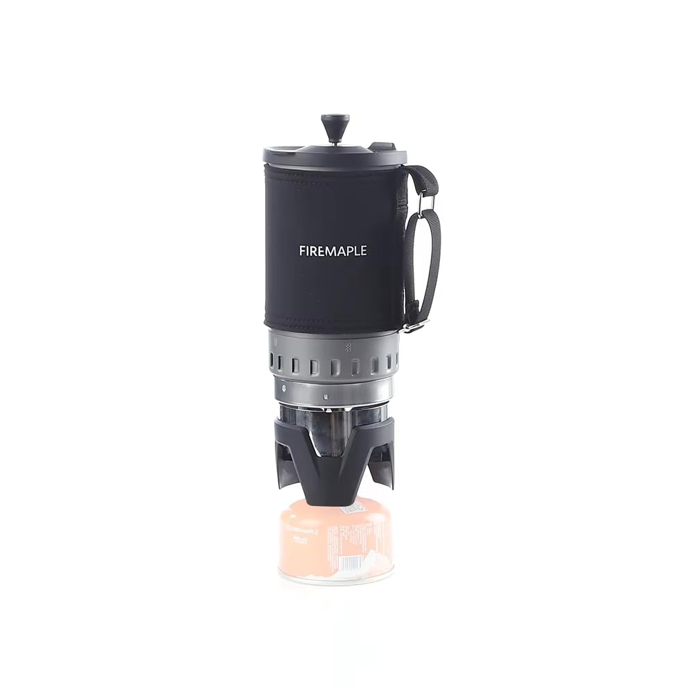Fire-Maple Camping Stove Crater Radiant System with 0.8L Pot, Micro Pressure Regulated Valve, All-in-One Integrated Cooking Set for Backpacking, Hiking, and Wild Camping