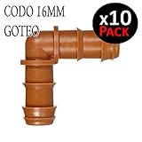 Utilizado en jardinería y agricultura para unir tres tubos de goteo de diámetro 16mm.