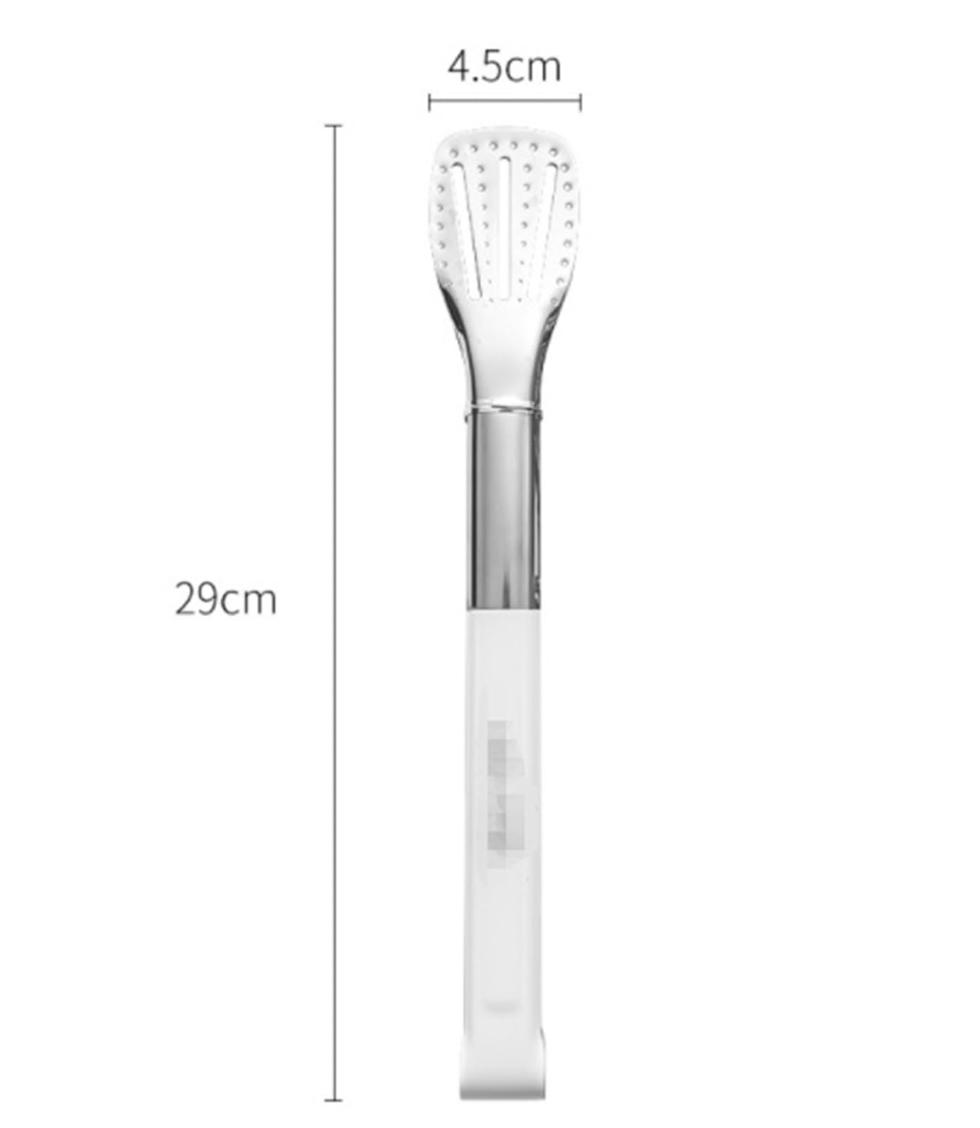 Szczypce do Chleba, Szczypce Do Grilla Ze Stali Nierdzewnej Silikonowy Uchwyt Zapobiegający Poparzeniu Szczypiec Grillowania Pieczenia, Grillowania(29cm)