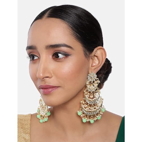 Image of Peora Traditional Indian Earrings Set Jewellery Gift for Women Girls
