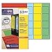 Produktbild Boîte de 80 étiquettes laser AVERY pour dos de classeur 192x61 assortis L4761-20X