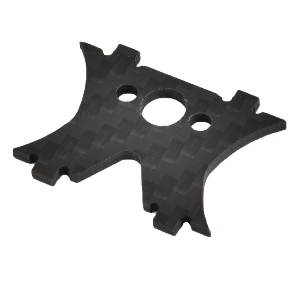 Carbon Fiber Plate Board Sheet, 3 Pack, 5.5x4.5x0.3cm, Black - Durable RC Upgrade Part, Stable Performance, Easy Installation for Drone Repair