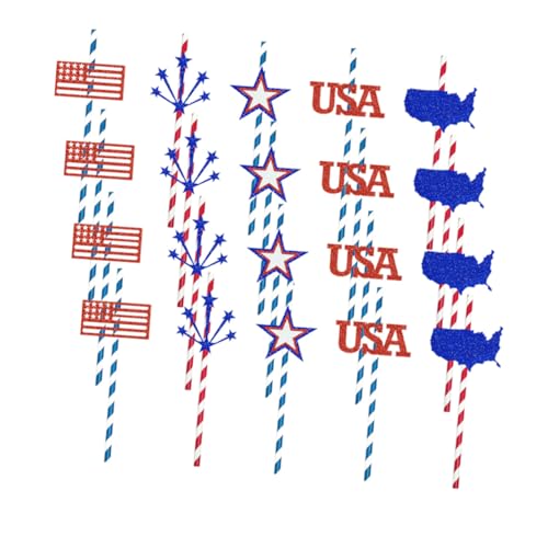 Pitillos de papel Independence Day 20 pcs miniatura 1