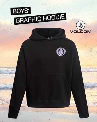 Image of Volcom Boys Hoodie - Long Sleeve Pullover Graphic Hoodie Sweatshirt - Warm Casual Hoodies for Boys (8-20)