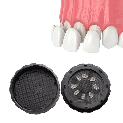 Image of Dental Veneer Processing Case, 8-Slot Tooth-Position Tray, Plastic Mesh Lid, Replaceable Adhesive Pad, 100mm Round Organizer for Porcelain Veneers and Crowns, Lab, Clinic and Home Use