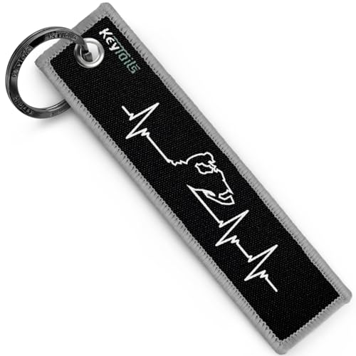 KEYTAILS Keychains, Premium Quality Key Tag for Snowmobile, Sled [Snowmobile