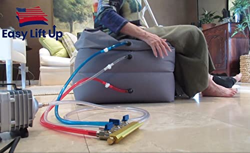 image for Easy Lift Up Personal Lifting Cushion: Inflatable Floor Lift, Inflates