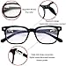 Classic Thick Glasses for Men Women Square Frame Clear Lens Fashion Glasses Non Prescription Eyeglasses (Silver)
