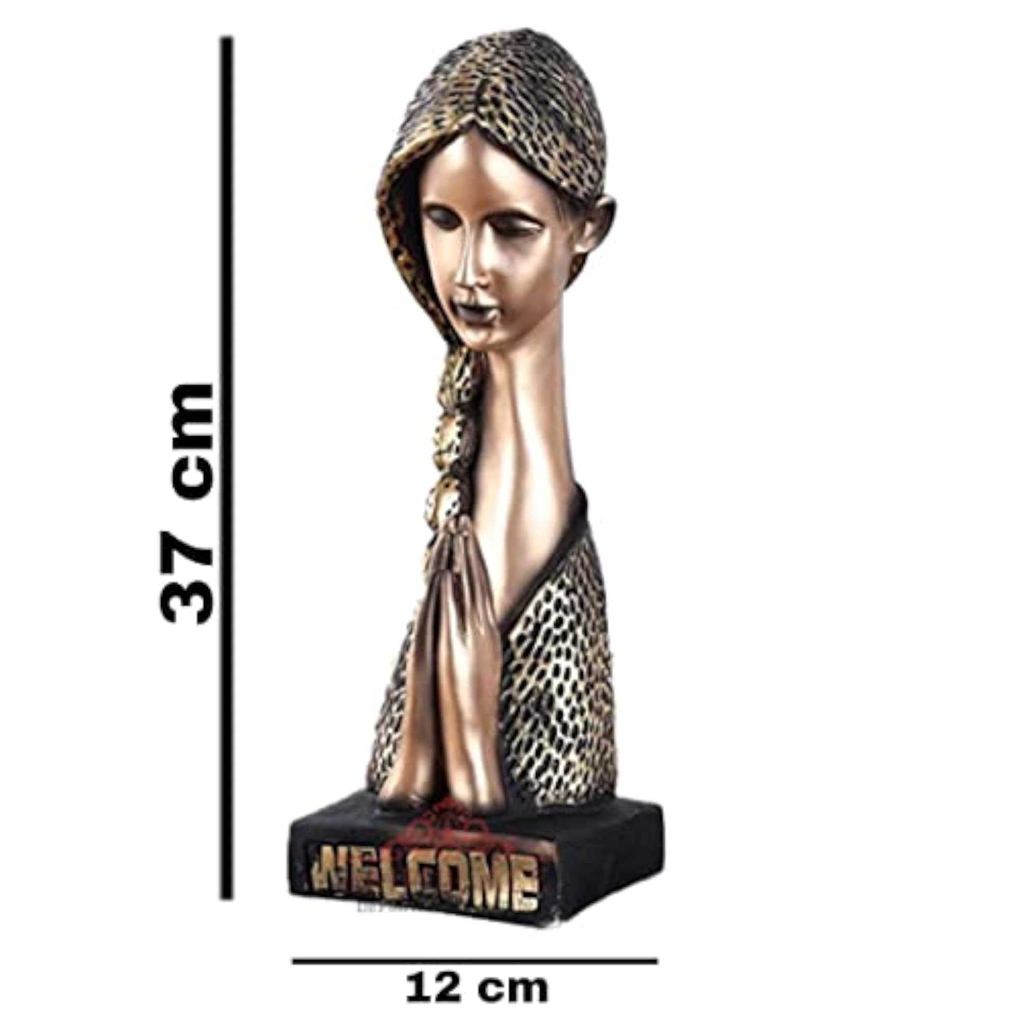 Creative Abstract Face Themed Statue for Home Decor