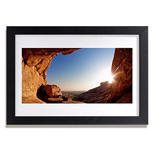 Cadre photo paysage du soleil rocheux pour salon et chambre 30x20 cm