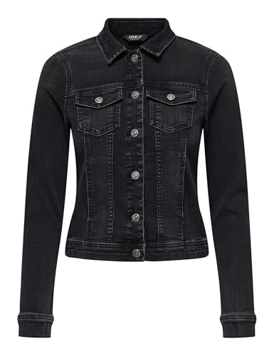 ONLY Onlwonder DNM Jacket Noos, Noir délavé, XS Femmes ONLY Onlwonder DNM Jacket Noos, Noir délavé, XS Femmes