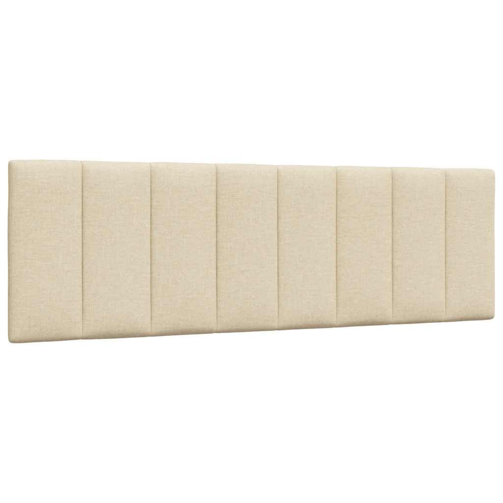 vidaXL Poduszka na wezgłowie, Hanko, kremowa, 160 cm, tkanina