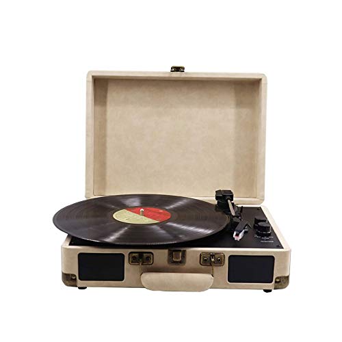 Tourne-Disque Portable USB pour disques vinyles Tourne-Disque Vinyle à 3 Vitesses avec Haut-parleurs stéréo Bluetooth - Les Beatles, Paul McCartney, John Lennon, RIngo Starr, George Harrison Tourne-Disque Portable USB pour disques vinyles Tourne-Disque Vinyle à 3 Vitesses avec Haut-parleurs stéréo Bluetooth