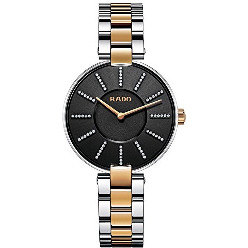 Preisvergleich Produktbild Rado Coupole Damen-Armbanduhr Diamant 32mm Zwei Ton Quarz R22850713