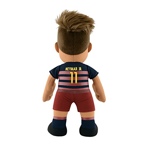Pupazzo di peluche di Neymar Junior, collezione ufficiale FC Barcelona, dimensioni: 25 cm