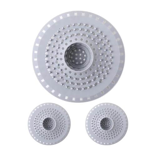 Crépine de vidange ensemble de 3 pièces bouchon caoutchouc 5 pouces douche